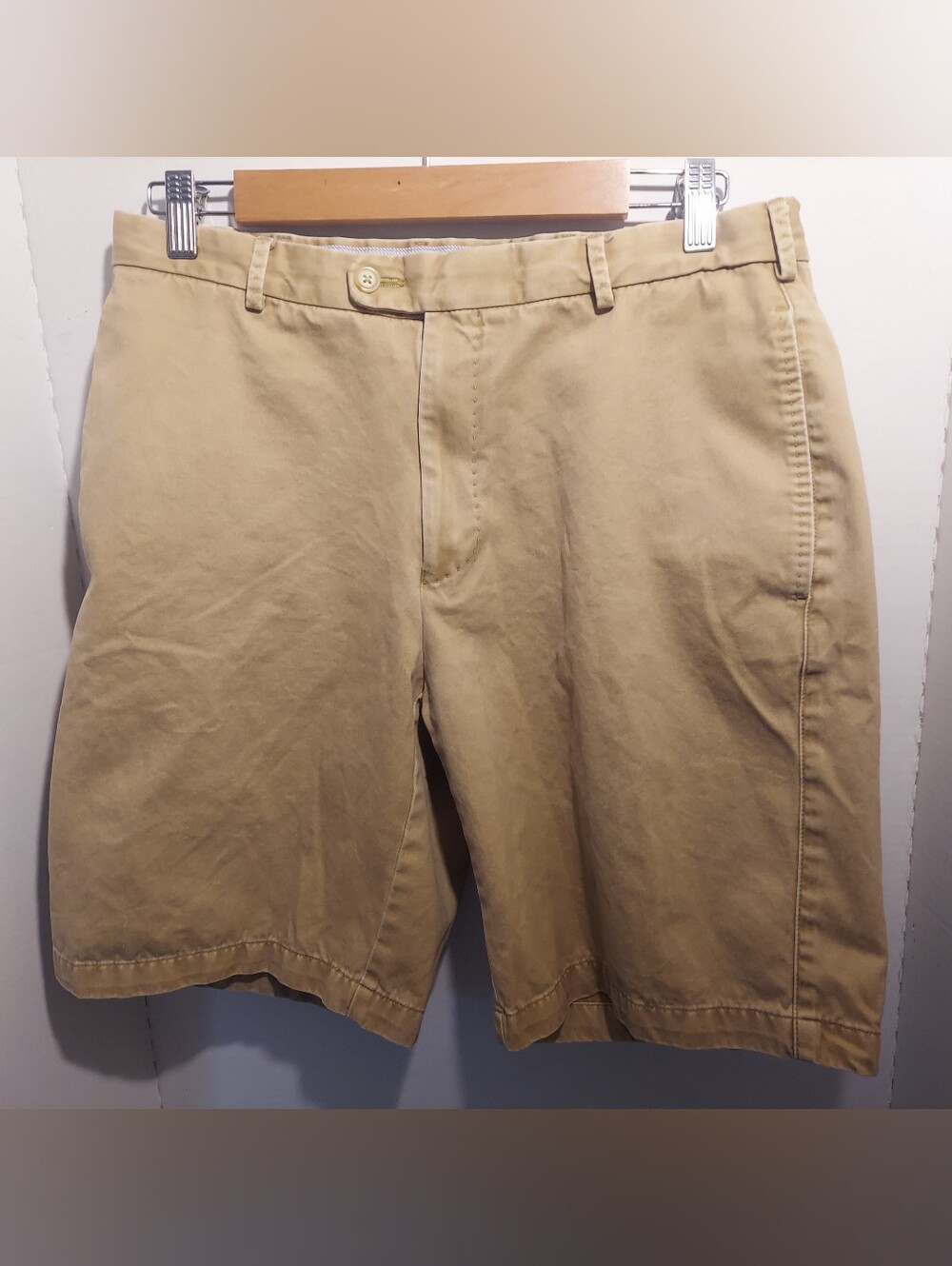 Peter Millar Mens Golf Shorts 32 Crown Comfort Khaki Regular Fit Country Club